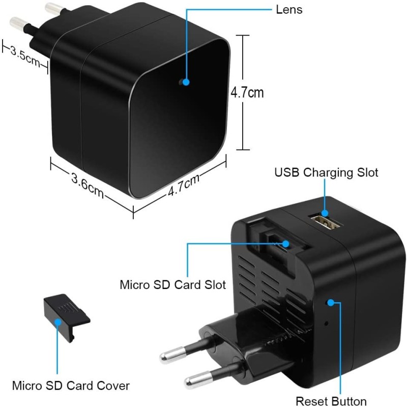 WiFi Full HD Charger Camera