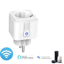Prise connectée WIFI compatible Amazon Alexa et Google assistant