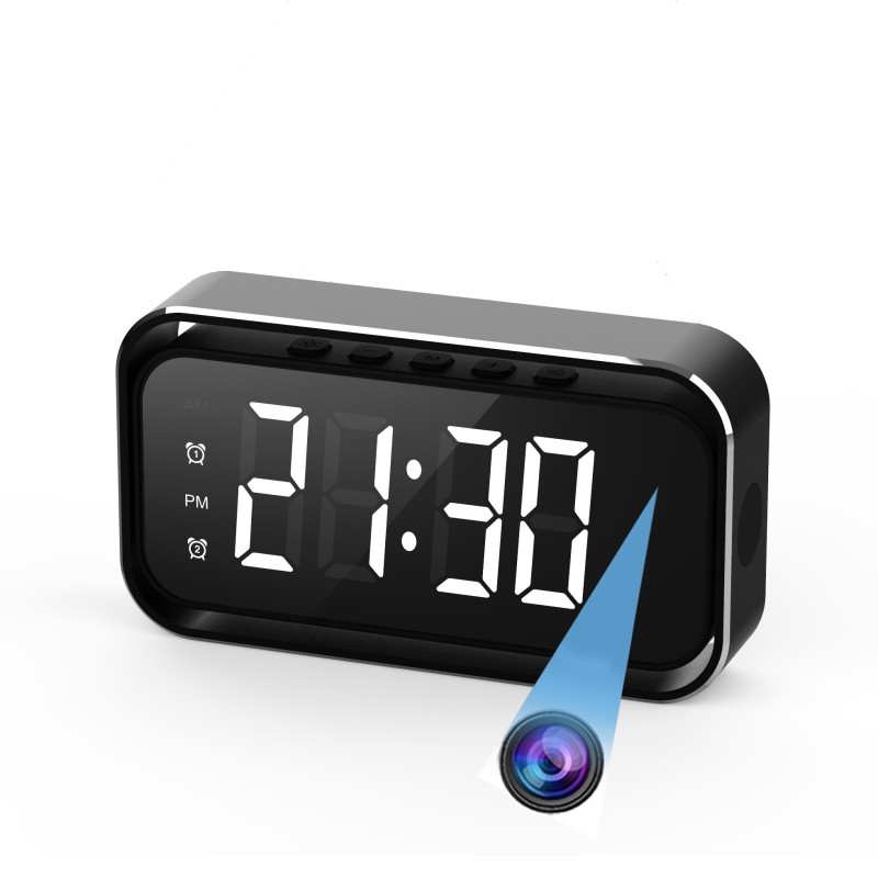 Full HD WIFI camera alarm clock motion detection night vision