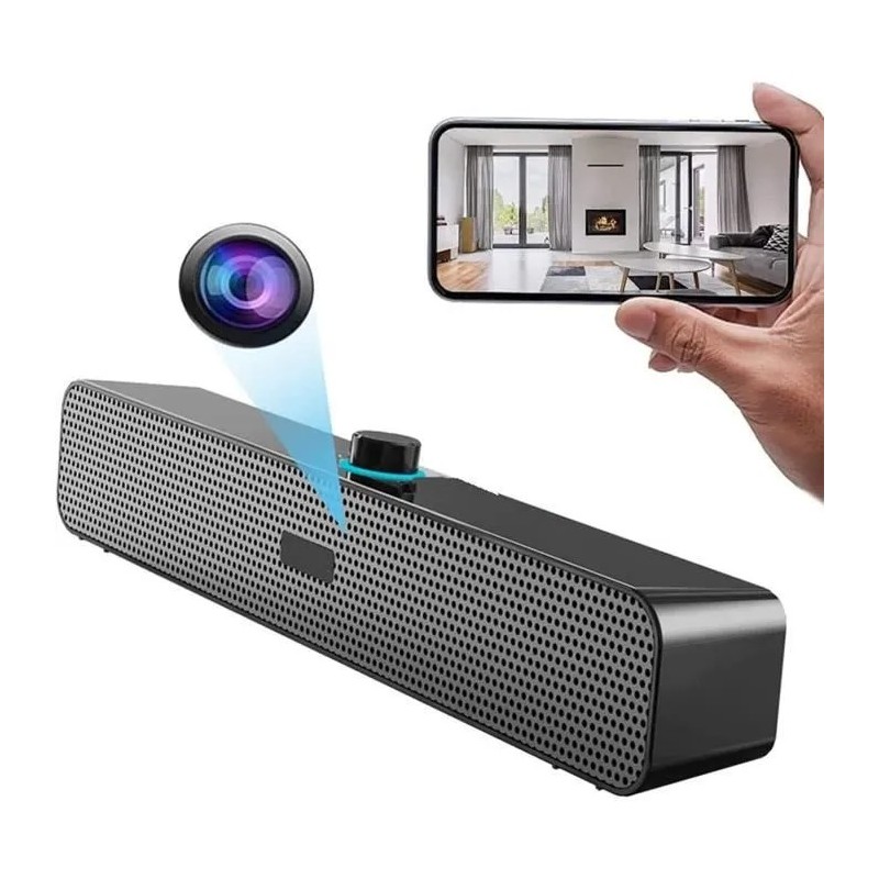 High quality WIFI spy camera Bluetooth speaker
