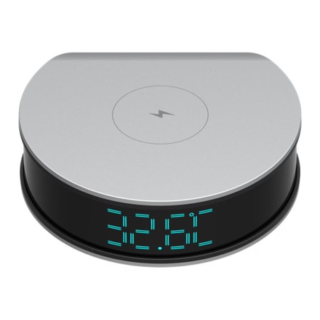 Full HD WiFi Camera in Alarm Clock with Wireless Charging