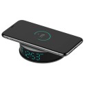 Caméra WiFi Full HD dans réveil avec chargeur à induction
