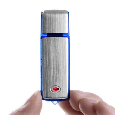 Dictaphone enregistreur espion audio clé usb 20 heures d'autonomie