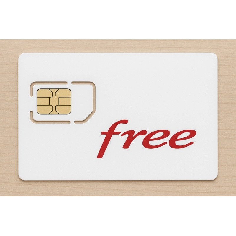Carte SIM Free Prépayée 4G VoLTE – 200 Go Sans Abonnement