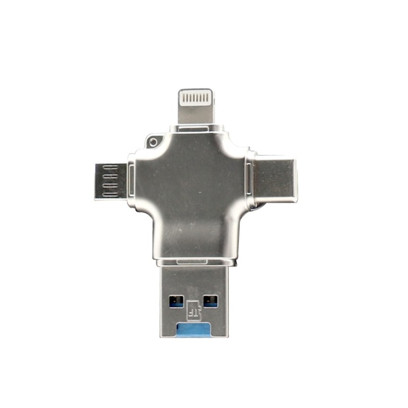 4 en 1 Lecteur de carte externe Usb Micro Sd Tf Lecteur de carte