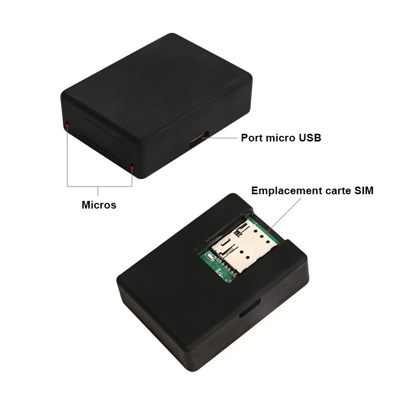 PRO26 microphone espion à distance 2G GSM+GPS