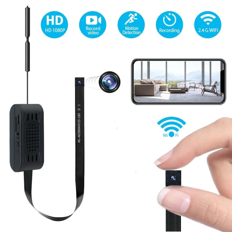 WIFI camera with integrated battery accessible remotely