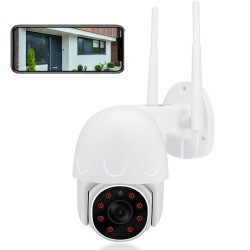 Outdoor Full HD WIFI PTZ surveillance camera remotely accessible night vision