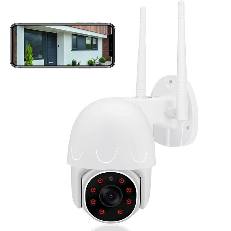 Dww-camera De Surveillance Exterieure 6mp Wifi Filaire Et Sans Fil