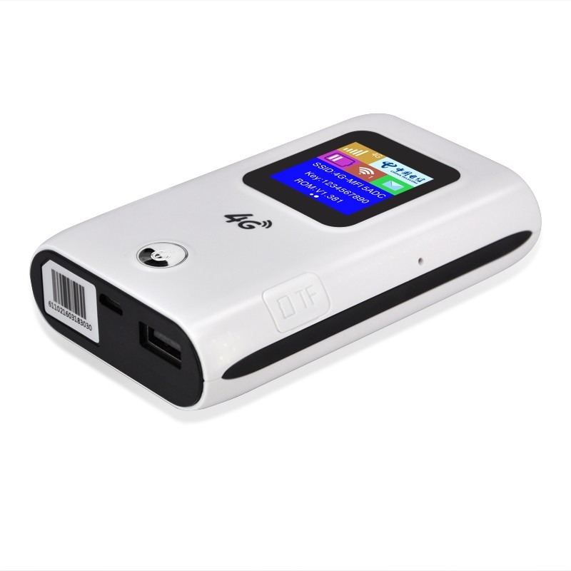 Routeur modem 4G mobile WiFi double cartes SIM avec batterie 5200mAh