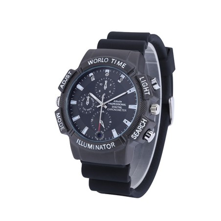 Montre caméra espion sport Full HD jusqu'à 3h