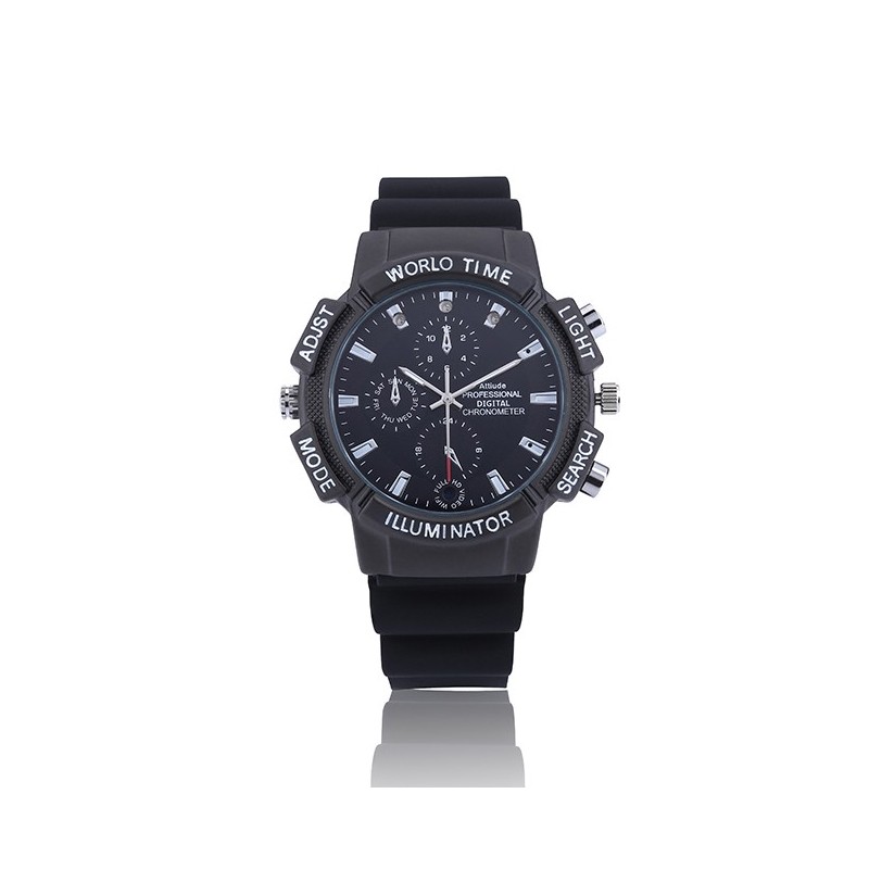 Montre caméra espion sport Full HD jusqu'à 3h