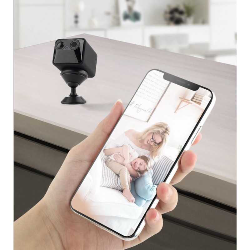 Mini Caméra Connectée en Wifi via Téléphone